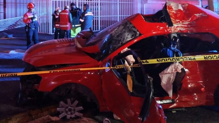 Choque de Audi en Ecatepec deja cuatro muertos; conductor iba a exceso de velocidad