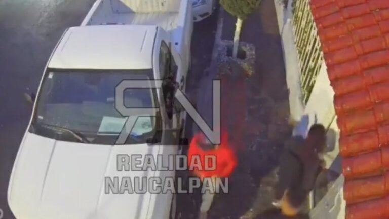 #Video Disparan contra familia en intento de robo en Naucalpan