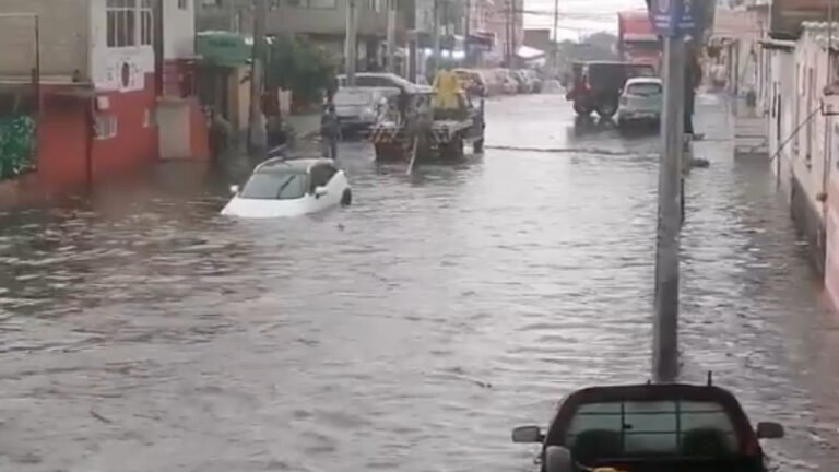 #Videos Lluvia ocasiona inundaciones en la alcaldía Tlalpan