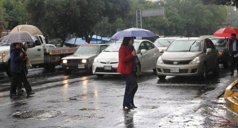 Alerta en el Valle de México por lluvias y granizo