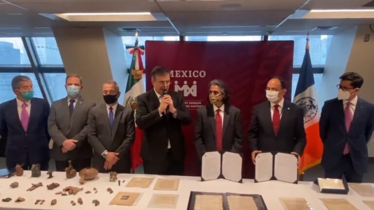 México recupera en NY patrimonio nacional sustraído ilegalmente