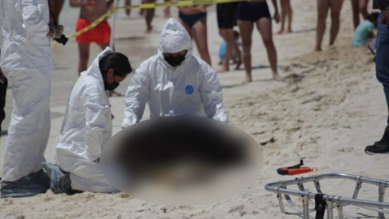 Hallan huesos humanos en playa de Cancún