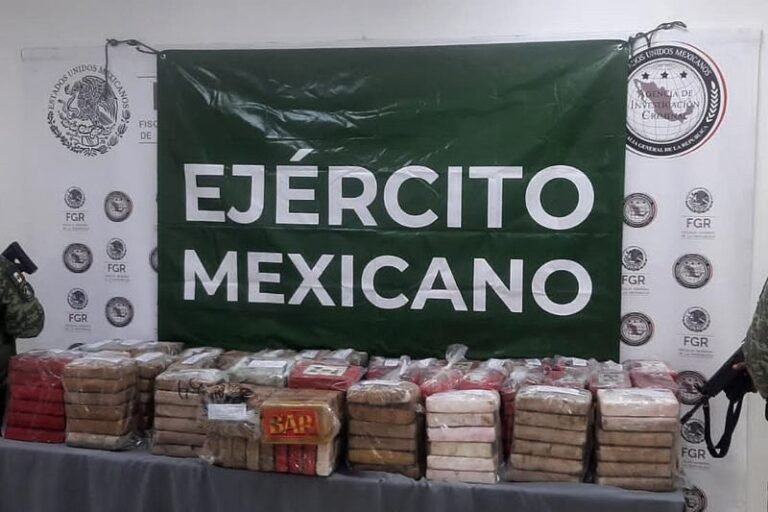 Autoridades decomisan 250 kilos de cocaína en Nuevo León