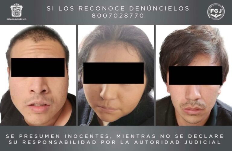 Detienen a tres de La Familia Michoacana por matar y calcinar a hombre en el Estado de México