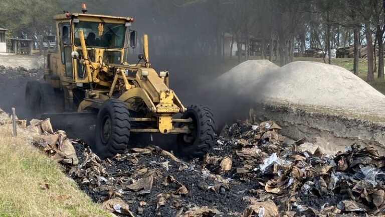 FGR destruye más de 33 toneladas de carbón contaminado con cocaína