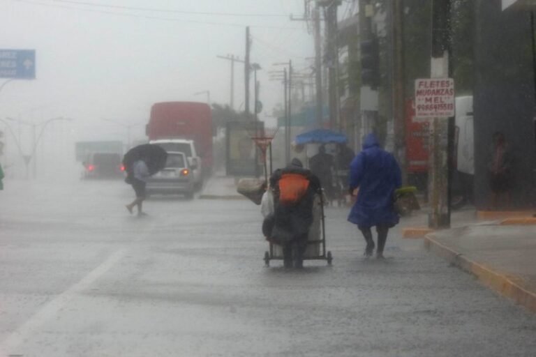 Prevén lluvias torrenciales en Chiapas, Tabasco, Oaxaca y Veracruz