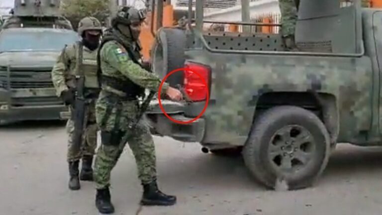 #Video Militar abre fuego para dispersar a civiles en Nuevo Laredo