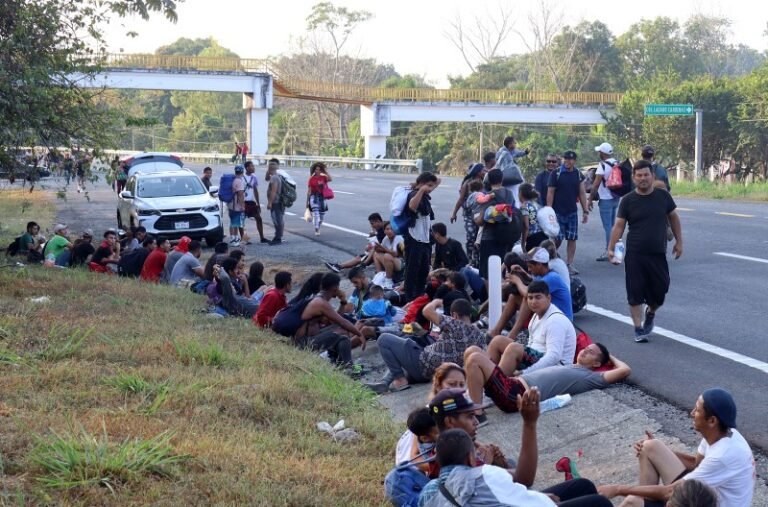 Ingreso irregular de migrantes a México aumentó 54.6 % en enero: INM