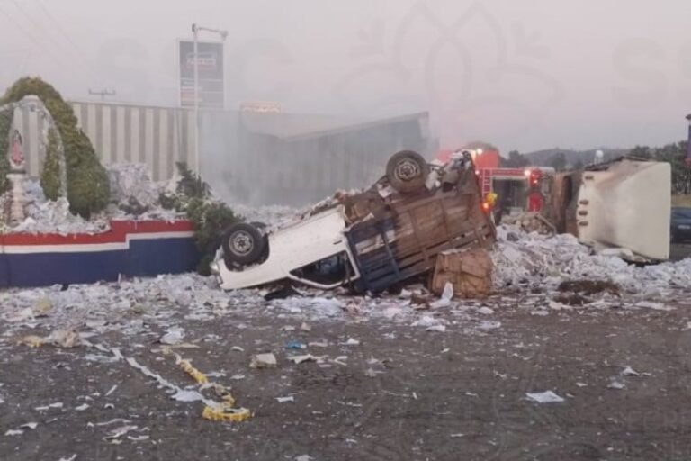 Al menos 5 lesionados tras accidente en carretera México-Veracruz