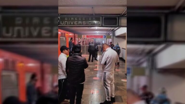 #Video Desalojan tren en Línea 3 del Metro por humo