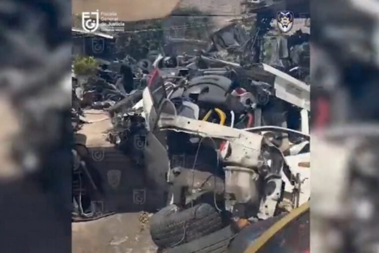 Aseguran 15 toneladas de autopartes tras cateo en colonia de Iztapalapa