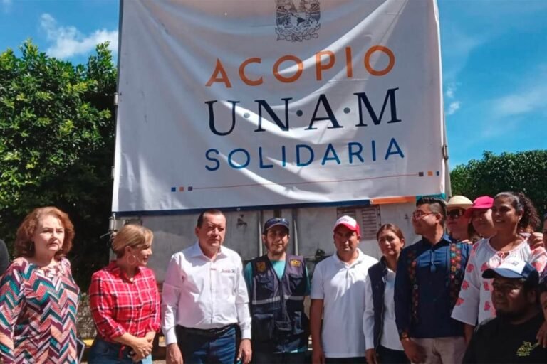 UNAM entrega 40 toneladas de ayuda para damnificados por el huracán Otis