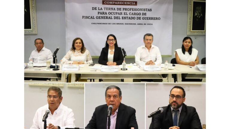 Comparecen aspirantes a fiscal de Guerrero ante la Jucopo del Congreso estatal