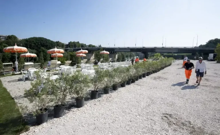 La ‘playa’ de Roma a orillas del Tíber será transformada en el mayor parque fluvial de Europa