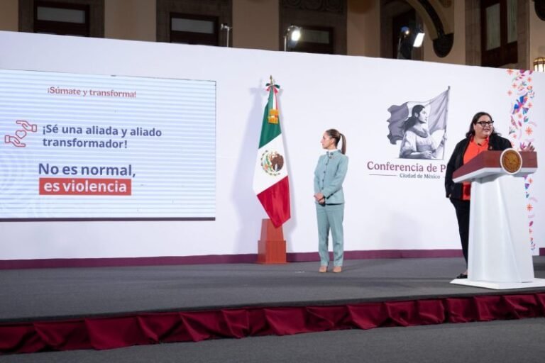 Gobierno de Sheinbaum lanza campaña permanente contra la violencia hacia la mujer