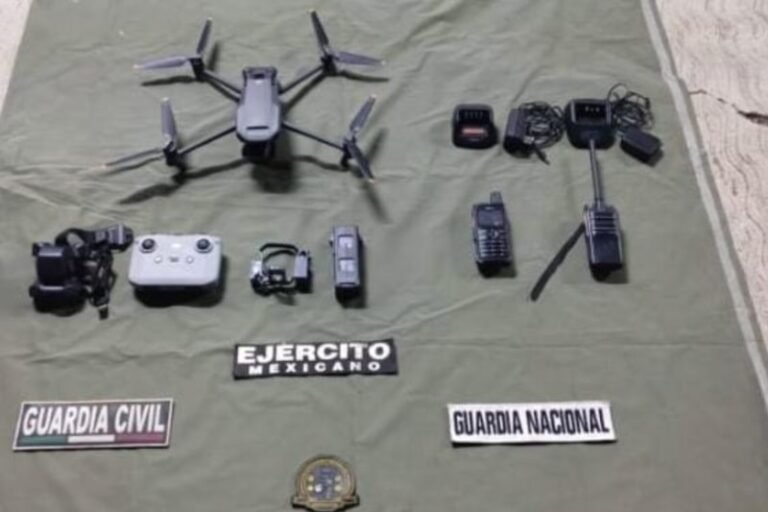 Detienen a hombre con dron y explosivos en Apatzingán, Michoacán