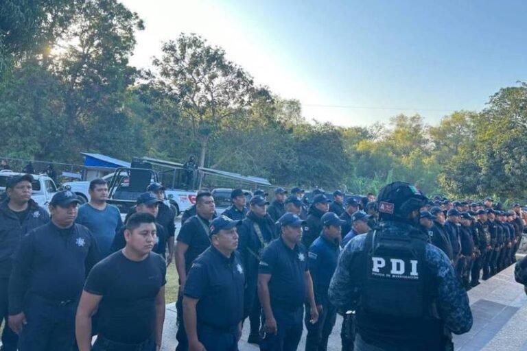 Detienen a 87 policías de Chiapa de Corzo, en Chiapas