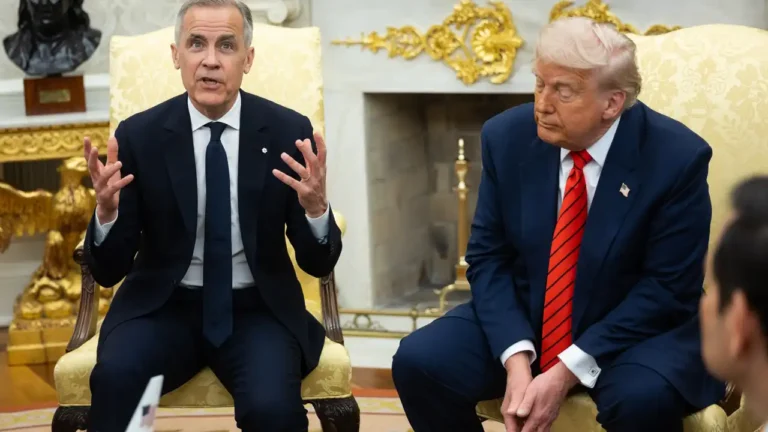Carney le dice a Trump que ‘Canadá no está a la venta’ y este responde ‘nunca digas nunca’